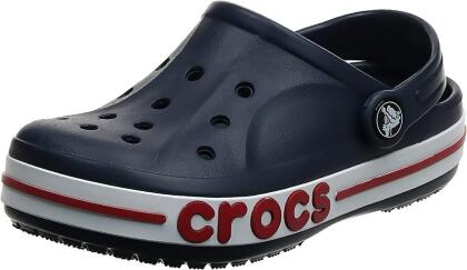 Crocs 205089-4CC-M5W7 Bayaband Unisex Clogs, Navy & Pepper - Size M5W7 