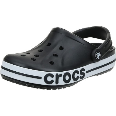 Crocs 205089-066-M8W10 Bayaband Unisex Clogs, Black & White - Size M8W10 