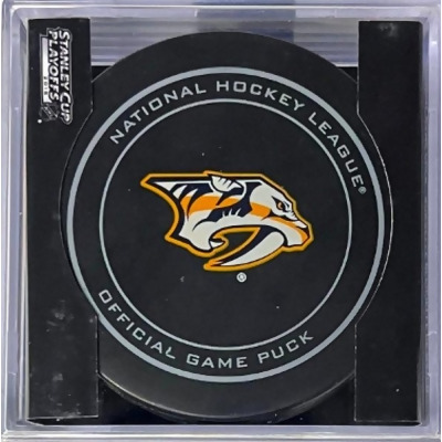 RDB Holdings & Consulting CTBL-034895 2015 Nashville Predators Stanley CUP Playoffs Official Game Puck with Case - NHL Sealed 