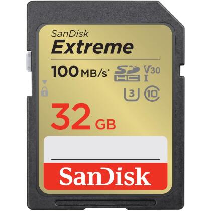 WDT SDSDXVT-032G-ANCIN 32GB 100-60 Mbps Extreme UHS-I SDHC Memory Card