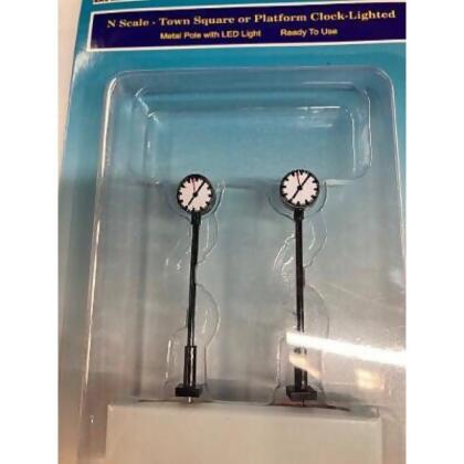 RockIsland RIH013201 N Scale Town Square Lighted Clock