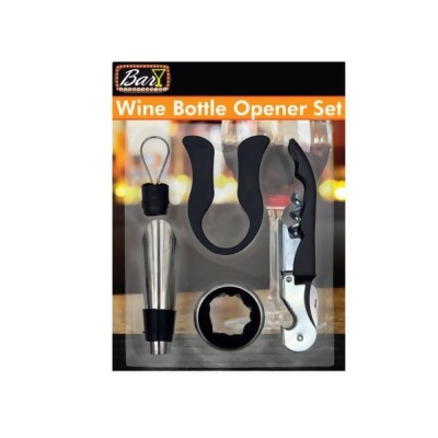 Kole Imports GH920-12 Wine Bottle Opener Set with Foil Cutter - Pack of 12 
