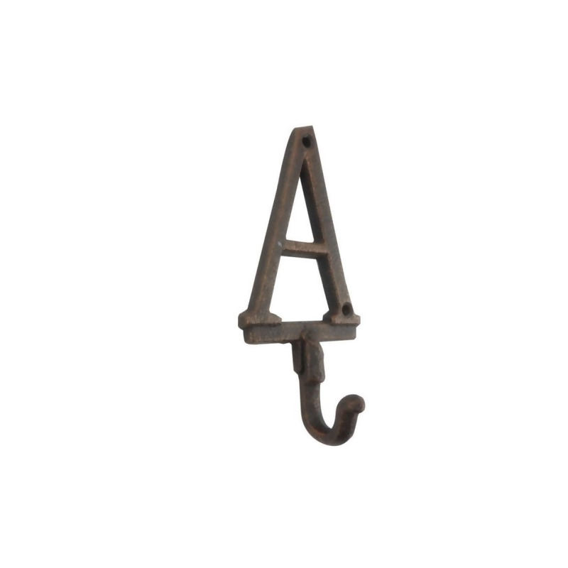 Cast iron deals letter hooks