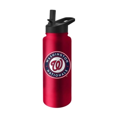 Logo Chair 518-S34QB-8 Major League Baseball Washington Nationals Quencher Water Bottle 