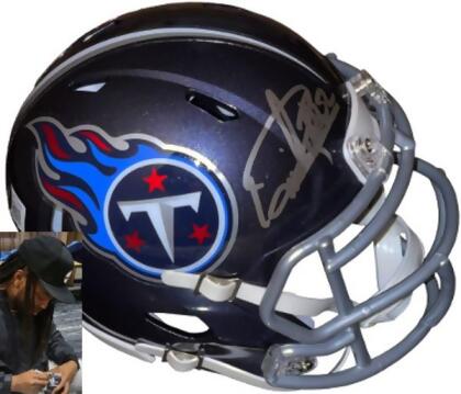 RDB Holdings & Consulting CTBL-035025 Derrick Henry Signed Tennessee Titans Navy Speed Mini Helmet No.22 - Beckett Witnessed