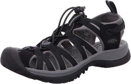 Keen 1003709-7.5 Womens Whisper Closed Toe Sport Sandals, Black & Gargoyle - Size 7.5