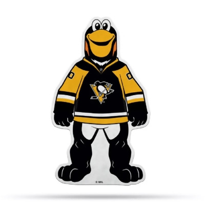 Rico Industries 1140745364 Pittsburgh Penguins Shape Cut Mascot Design Pennant 