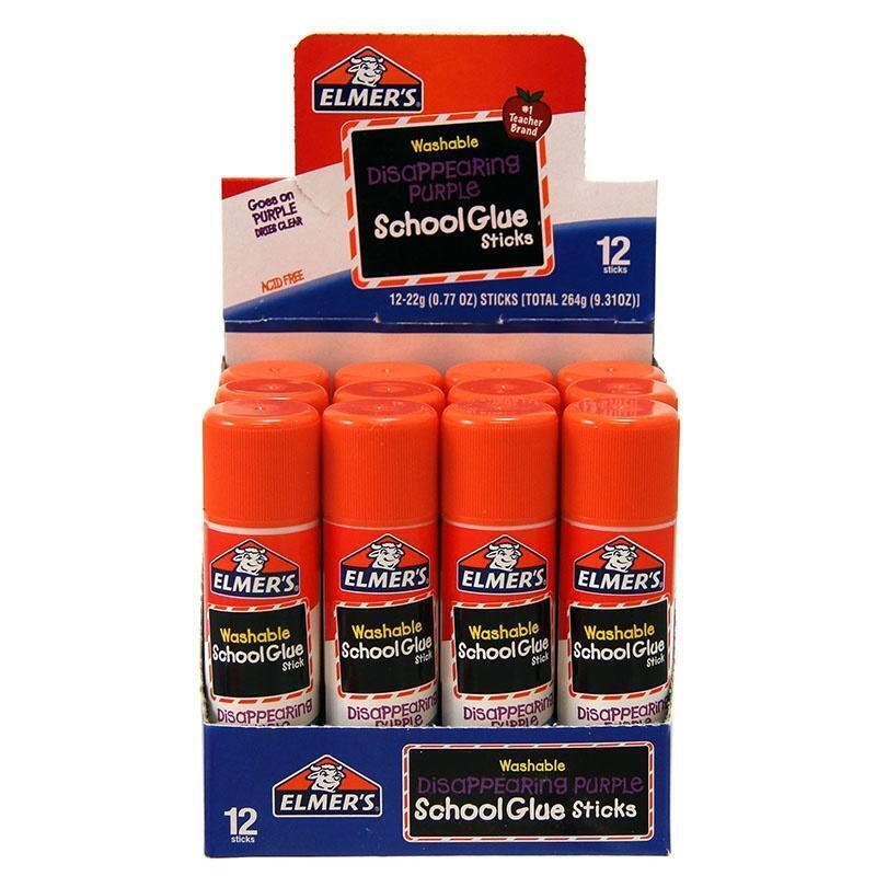 Save on Elmer's School Glue Stick Disappearing Purple Washable