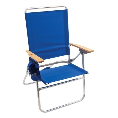 Rio Beach 8079888 7-Position Beach Folding Chair - Blue 
