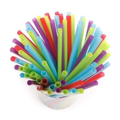 Kolorae 6025886 Plastic Drinking Straws - Assorted 