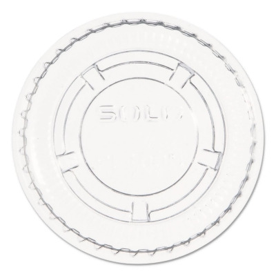 Dart DCCPL100N 1 oz Portion & Souffle Round Plastic Cup Lid, Clear 