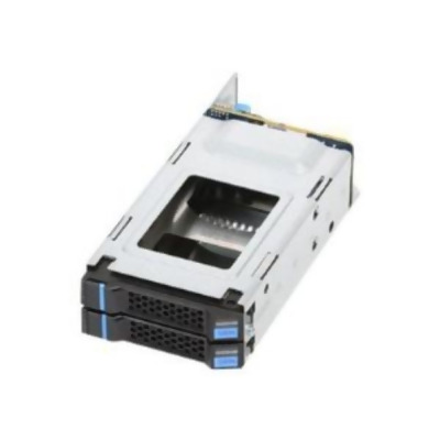 Chenbro 384-23701-3116B0 AC HDD Cage 12G SAS 2.5 2BAY Module Storage Drive Tray with HDD Brown Box, Black 