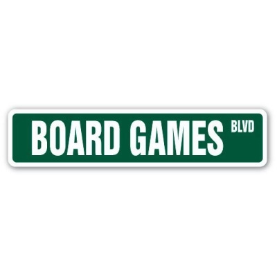 SignMission 1.5 x 7 in. Board Games Street Decal - Player Chess Checkers Lover Monopoly 
