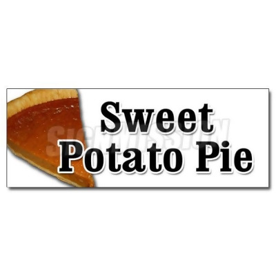 SignMission 24 in. Sweet Potato Pie Decal Sticker - Pie Sweet Southern Bakery Baker 