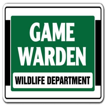 Support Your Local Game Warden, game warden Sticker for Sale by ShunhsiNo