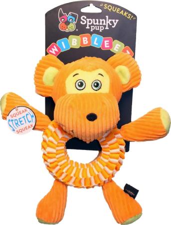 Spunky Pup 067122 Wibbleez Round Stretch Animals, Multicolor - Extra Large 