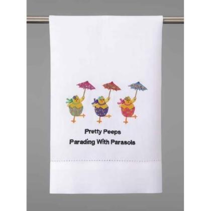 Peking Handicraft 04CEL31WC 14 x 22 in. Pretty Peeps GT 1 Design Kitchen Towel 