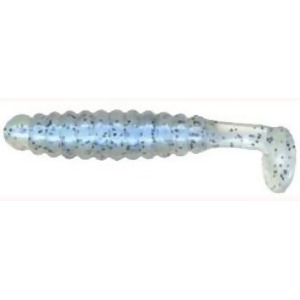 Charlie Brewers Slider Csg36 1.5 in. Crappie Slider Grub - Funky Milk - All