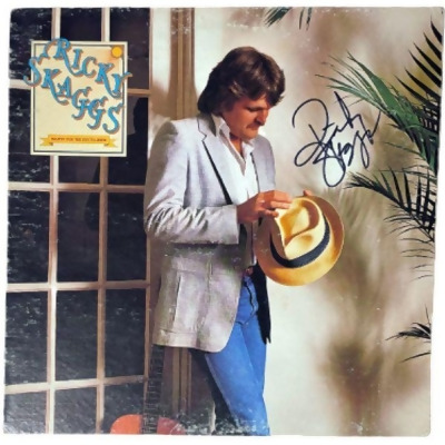 RDB Holdings & Consulting CTBL-027104 Ricky Skaggs Signed 1981 Waitin The Sun To Shine Album Cover LP Vinyl Record - JSA No.GG08424 