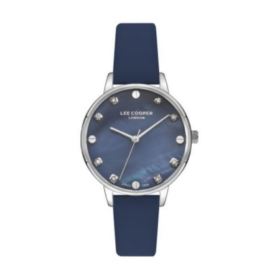 Lee Cooper LC07392.399 Ladies Silver Watch with Blue Dial 