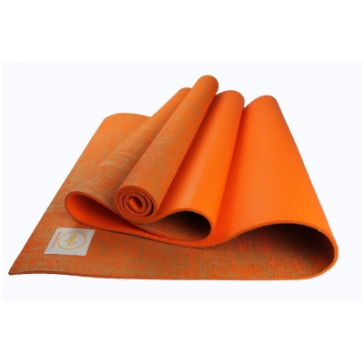 Maji Sports 1710Orange-MAJ Jute Premium Eco Yoga Mat with Superior Grip (1710Orange-MAJ) Orange 