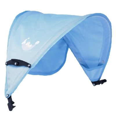 Panda Superstore PS-BAB8448568011-CHILLY00964 Baby Stroller Sunshade Maker Infant Stroller Canopy Cover Half - Light Blue 