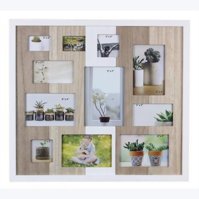 Youngs 11312 20 in. Wood Nature Wall Photo Collage Frames 
