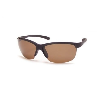 Coyote Eyewear 680562073034 P-30 Black - Brown- Sportsman P-Series Polarized Aviator Sunglasses 
