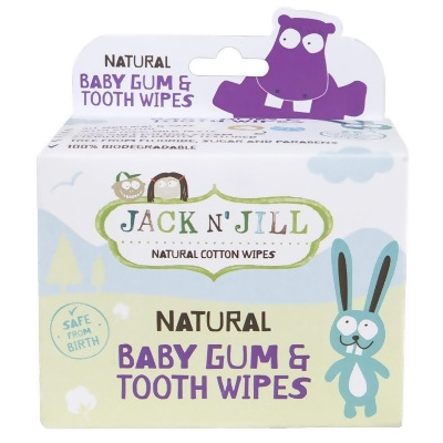 Jack N Jill Kids KHCH00385526 Baby Gum & Tooth Wipes - 25 Count 