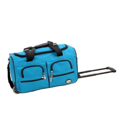 Rockland PRD322-TURQUOIS 22 in. ROLLING DUFFLE BAG - TURQUOISE 