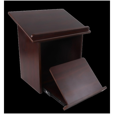 Nua 60201 11.8 x 15.75 x 17 in. Mahogany Table Top Shtender with Bottom Pullout Shtender 