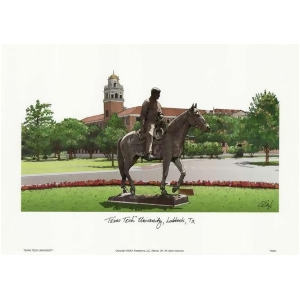 Campus Images Tx960mbsged1411 11 x 14 in. Texas Tech University Single Embossed Diploma Frame with Bonus Campus Images Lithograph, Manhattan Black ...