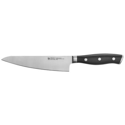 Henckels 6063519 5.5 in. Black & Silver Stainless Steel Prep Knife, Satin 