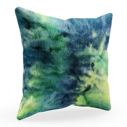 Plutus Brands PBSF2310-P-2036-DP 20 x 36 in. Northern Lights Animal Faux Fur Luxury Throw Pillow, Green, Yellow & Blue 