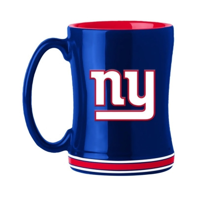 Logo 629301246 14 oz Sculpted Relief Team Color New York Giants Coffee Mug 