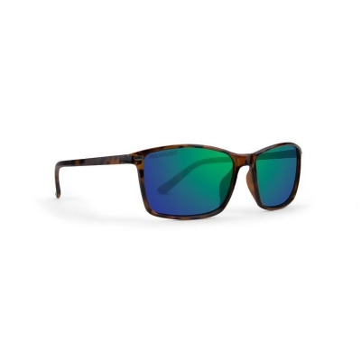 Epoch Eyewear EE6384 Murphy Sunglass with Polarized Green Mirror Lens - Tortoise 