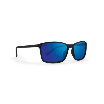 Epoch Eyewear EE8953 Murphy Sunglass with Polarized Blue Mirror Lens - Black 