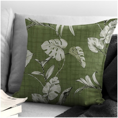 6ix Tailors TRP-RAM-GRE-CFT-24SQ 24 in. Square Tropez Green Decorative Throw Pillows 