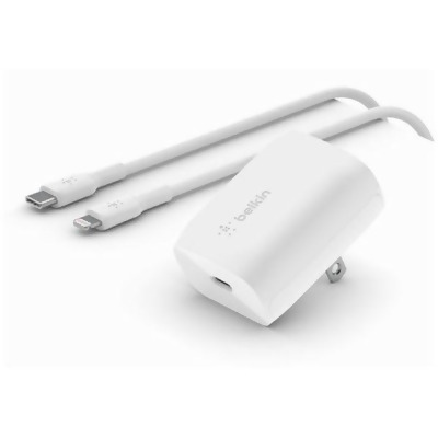 Belkin WCA006dq1MWH-B5 20W USB-C PPS Wall Charger with Cable 
