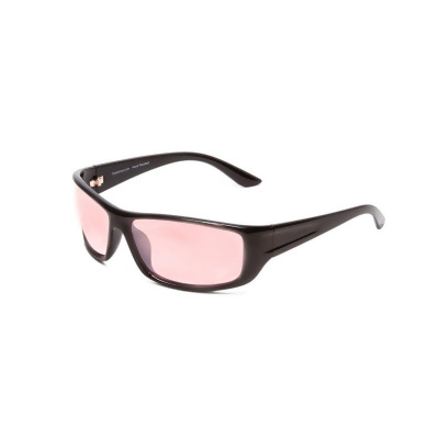 Coyote Vision USA P-59 black-rose w silver mirror Sport & Fishing Sunglasses, Black & Rose with Silver Mirror 