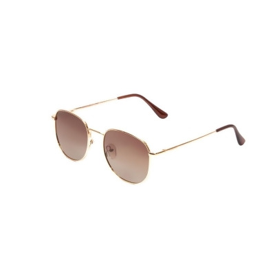 Coyote Vision USA Elite Gold - brown gradient Polarized Retro Cool Sunglasses, Gold & Brown Gradient 