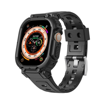 Odash SD15-BLK49 Band with Bumper Case for Ultra 49mm Apple Watch - Black 