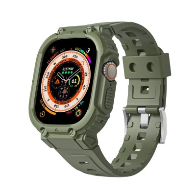 Odash SD15-GRN49 Band with Bumper Case for Ultra 49mm Apple Watch - Green 
