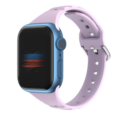Odash SD04-LVN-42 Silicone Slim Bands for 42, 44 & 45mm Apple Watch -Lavender 