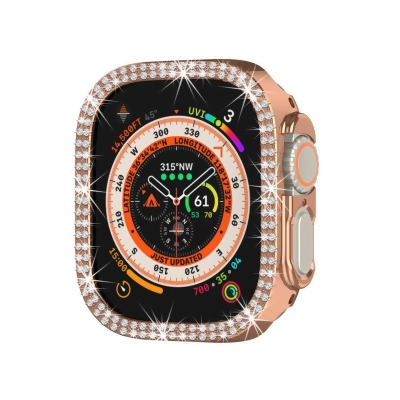 Odash SD23-RGLD49 Bling Bumper Case for Ultra 49mm Apple Watch - Rose Gold 