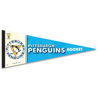 Wincraft Fanatics 3208563309 12 x 30 in. NHL Pittsburgh Penguins Premium Style Vintage Design Pennant 