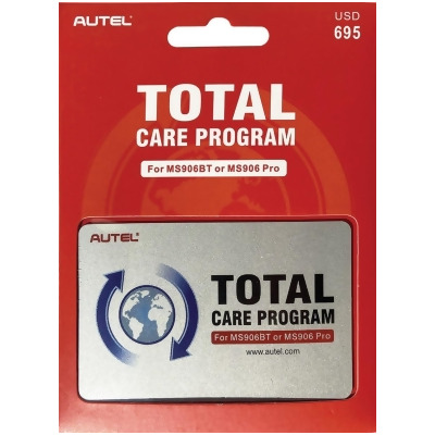 Autel AUL-MS906P1YR 1 Year Total Care Program Card for MS906Pro & MS906BT Maxisys Tablets 