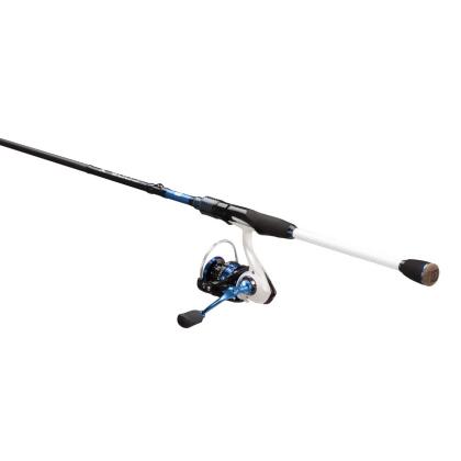 13 Fishing 1136842 6 ft. 7 in. M Spinning Combo - 2000 Reel Fast, Black,  White & Blue