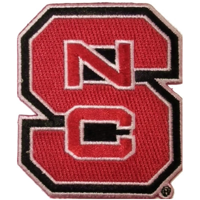 cloth hook and eye 4559-1 2.5 x 3 in. NCAA North Carolina State University NC State Wolfpack Embroidered Patch 