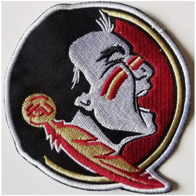 cloth hook and eye 0318-3 3.5 in. Dia. NCAA Florida State University Florida State Seminoles Embroidered Patch 